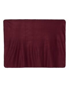 Alpine Fleece 8700 Fleece Throw Blanket – Burgundy