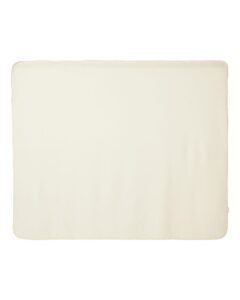 Alpine Fleece 8700 Fleece Throw Blanket – Cream (back)