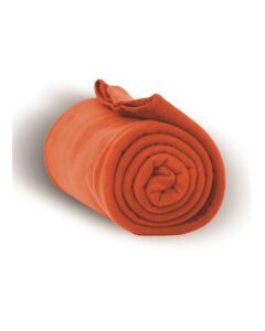 Alpine Fleece 8700 Fleece Throw Blanket – Orange