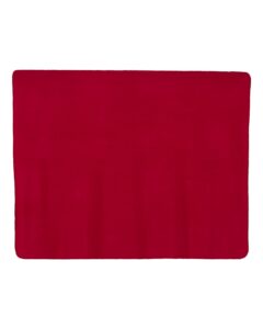 Alpine Fleece 8700 Fleece Throw Blanket – Red
