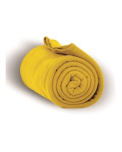 Alpine Fleece 8700 Fleece Throw Blanket – Yellow
