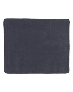 Alpine Fleece 8700 Fleece Throw Blanket – Charcoal (back)