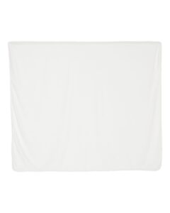 Alpine Fleece 8707 Micro Coral Fleece Blanket – Cream (side)
