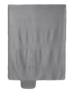 Alpine Fleece 8718 Roll Up Blanket – Grey (back)