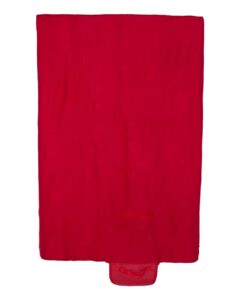 Alpine Fleece 8718 Roll Up Blanket – Red (back)