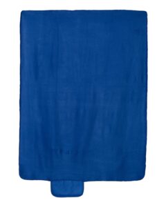 Alpine Fleece 8718 Roll Up Blanket – Royal (back)