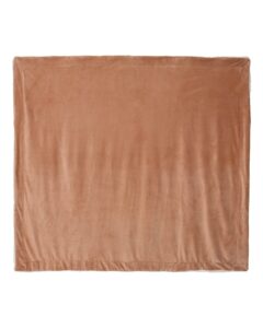 Alpine Fleece 8726 Oversized Mink Sherpa Blanket – Camel