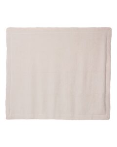 Alpine Fleece 8726 Oversized Mink Sherpa Blanket – Chocolate (back)