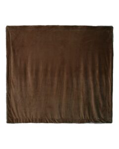 Alpine Fleece 8726 Oversized Mink Sherpa Blanket – Chocolate