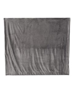 Alpine Fleece 8726 Oversized Mink Sherpa Blanket – Grey