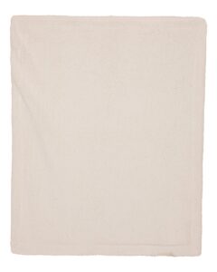 Alpine Fleece 8726 Oversized Mink Sherpa Blanket – Navy (back)