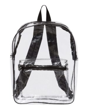 Liberty Bags 7010 Clear PVC Backpack – Black