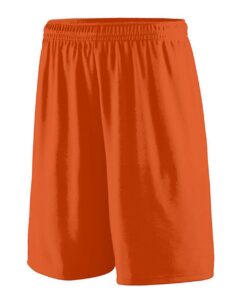 Augusta Sportswear 1420 Men’s Training Shorts – Orange (side)