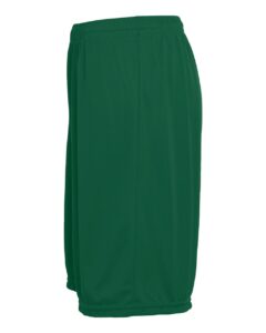 Augusta Sportswear 1421 Youth Training Shorts – Dark Green (side)