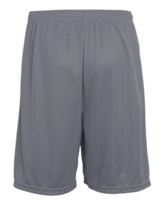 Augusta Sportswear 1421 Youth Training Shorts – Graphite (back)