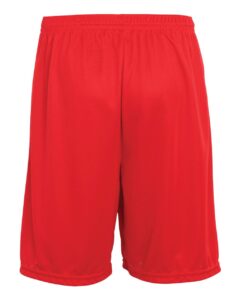 Augusta Sportswear 1421 Youth Training Shorts – Red (back)