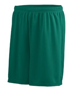 Augusta Sportswear 1425 Men’s Octane Shorts – Dark Green (side)