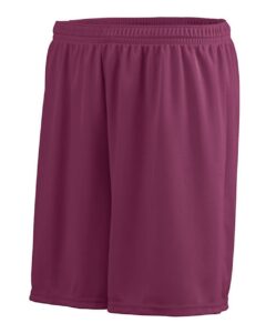 Augusta Sportswear 1425 Men’s Octane Shorts – Maroon (side)