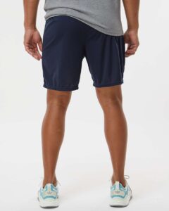 Augusta Sportswear 1425 Men’s Octane Shorts – Navy (on model back)