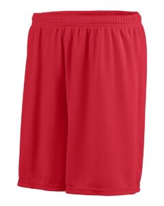 Augusta Sportswear 1425 Men’s Octane Shorts – Red (side)