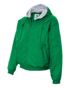 Augusta Sportswear 3280 Unisex Fleece Lined Hooded Jacket – Kelly (side)