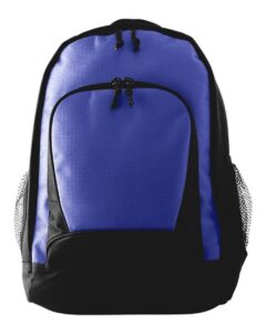 Augusta Sportswear 1710 Ripstop Backpack – Purple/ Black