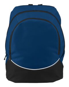 Augusta Sportswear 1915 Tri-Color Backpack – Navy/ Black/ White