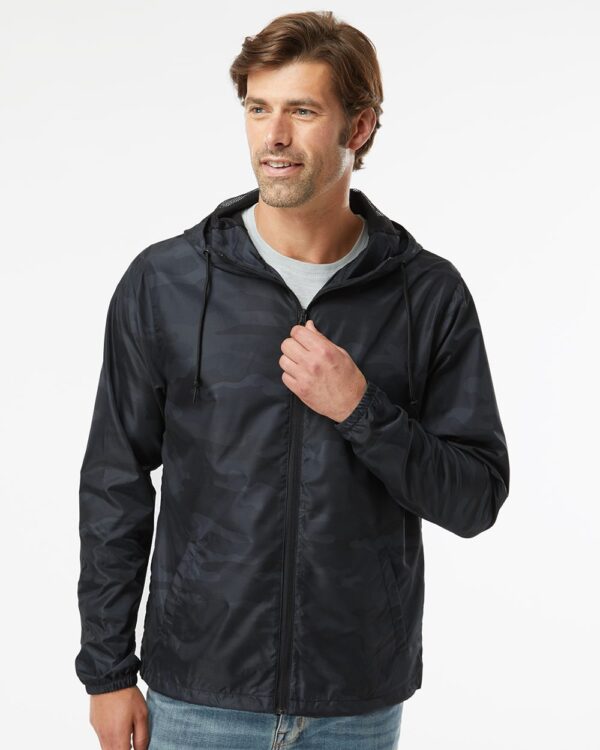Independent Trading Co. Men’s Lightweight Windbreaker Full-Zip Jacket