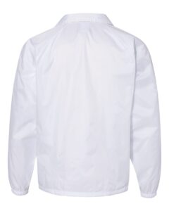 Augusta Sportswear 3100 Men’s Coach’s Jacket – White (back)