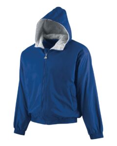 Augusta Sportswear 3281 Youth Hooded Taffeta Jacket – Royal