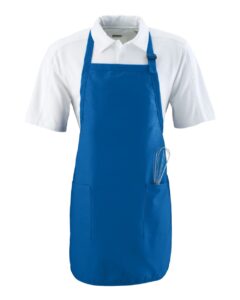 Augusta Sportswear 4350 Full Length Apron with Pockets – Royal