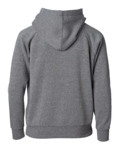 Independent Trading Co. PRM15YSBZ Youth Lightweight Special Blend Raglan Zip Hood – Nickel (back)