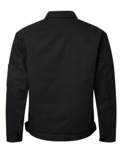 Red Kap JT22 Men’s Waist Length Jacket – Black (Long Sizes) (back)