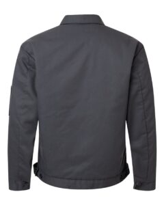 Red Kap JT22 Men’s Waist Length Jacket – Charcoal (Long Sizes) (back)