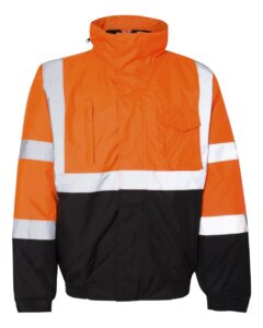 Kishigo JS121-122 Unisex Economy Bomber Jacket – Orange