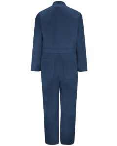 Red Kap CT10T Men’s Tall Twill Action Back Coverall – Navy (back)