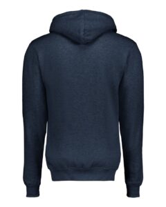 MV Sport 2349 Unisex Retro Heather Full-Zip Hooded Sweatshirt – Navy Heather (back)