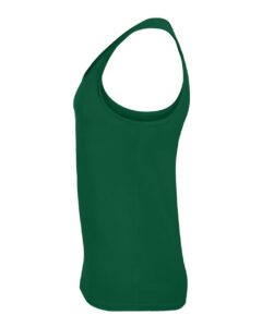 Augusta Sportswear 703 Unisex Training Tank Top – Dark Green (side)