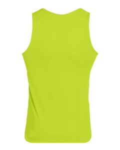 Augusta Sportswear 703 Unisex Training Tank Top – Lime (back)
