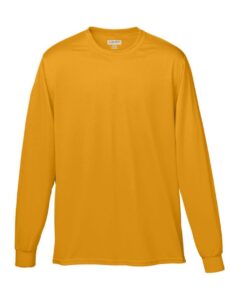 Augusta Sportswear 788 Unisex Nexgen Performance Long Sleeve T-Shirt – Gold