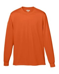 Augusta Sportswear 788 Unisex Nexgen Performance Long Sleeve T-Shirt – Orange