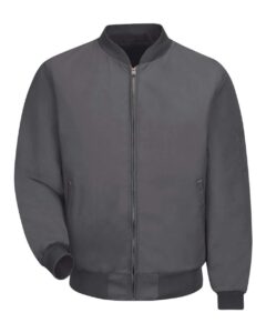 Red Kap JT38T Men’s Tall Solid Team Jacket – Charcoal