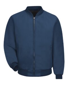 Red Kap JT38T Men’s Tall Solid Team Jacket – Navy