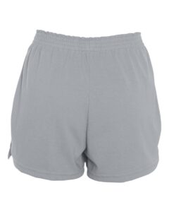 Augusta Sportswear 987 Women’s Trim Fit Jersey Shorts – Athletic Heather (back)