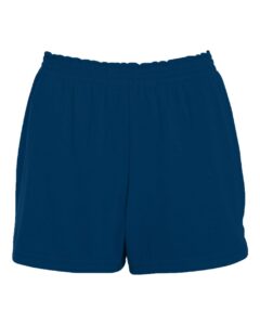 Augusta Sportswear 987 Women’s Trim Fit Jersey Shorts – Navy