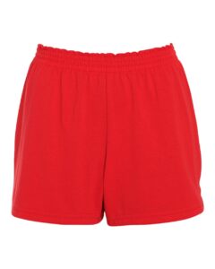 Augusta Sportswear 987 Women’s Trim Fit Jersey Shorts – Red