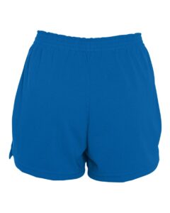 Augusta Sportswear 987 Women’s Trim Fit Jersey Shorts – Royal (back)