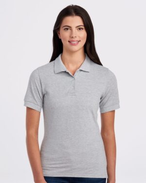 JERZEES 443W Women’s 100% Ring-Spun Cotton Piqué Polo
