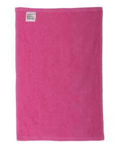 Q-Tees T18 Budget Rally Towel – Hot Pink (back)