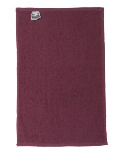 Q-Tees T18 Budget Rally Towel – Maroon (back)